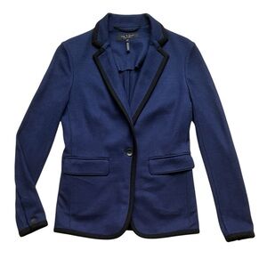 rag & bone Women’s Navy Blue 100% Wool Blazer Size 0